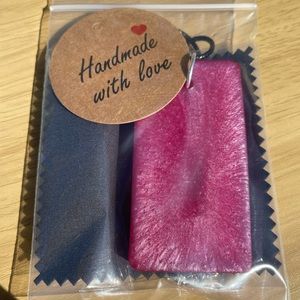 Beautiful pink handmade necklace